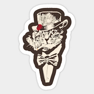 OG CAT - Mobster Cat Sticker